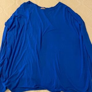 Blue long sleeve PIKO1988 top.Small untreated spot